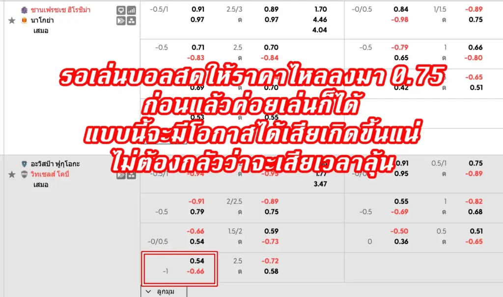 ราคาบอล 1 (หนึ่งลูก)